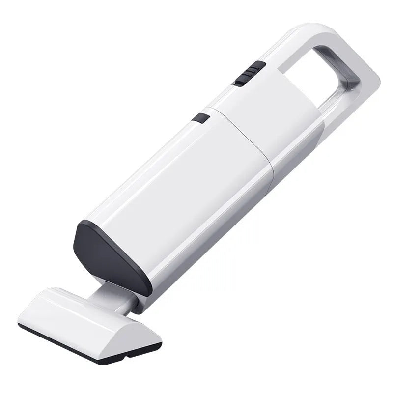 Wireless rechargeable handheld car vacuum cleaner in black with ABS body