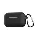 Blue silicone wallet-style protective cover for Apple AirPods Pro Bluetooth headphones