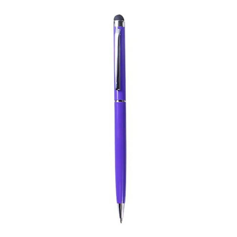 Rotating aluminium capacitive stylus pen with 0.5mm fine tip shown in multiple colour options.