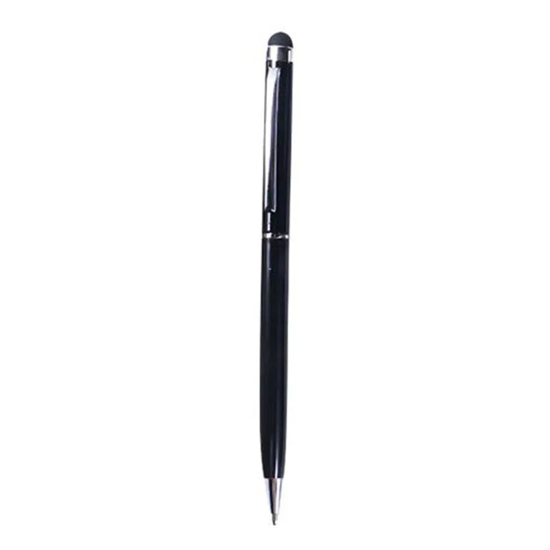 Rotating aluminium capacitive stylus pen with 0.5mm fine tip shown in multiple colour options.