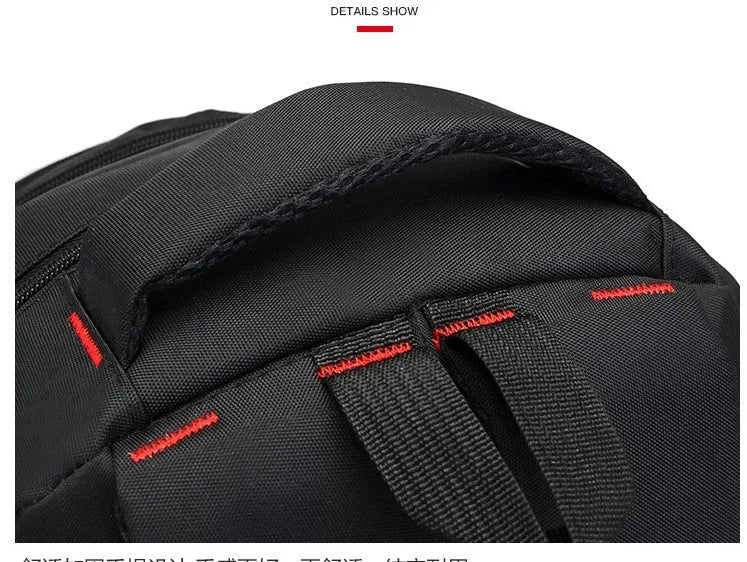 Oxford fabric teenage backpack with reinforced shoulder straps in multiple colour options