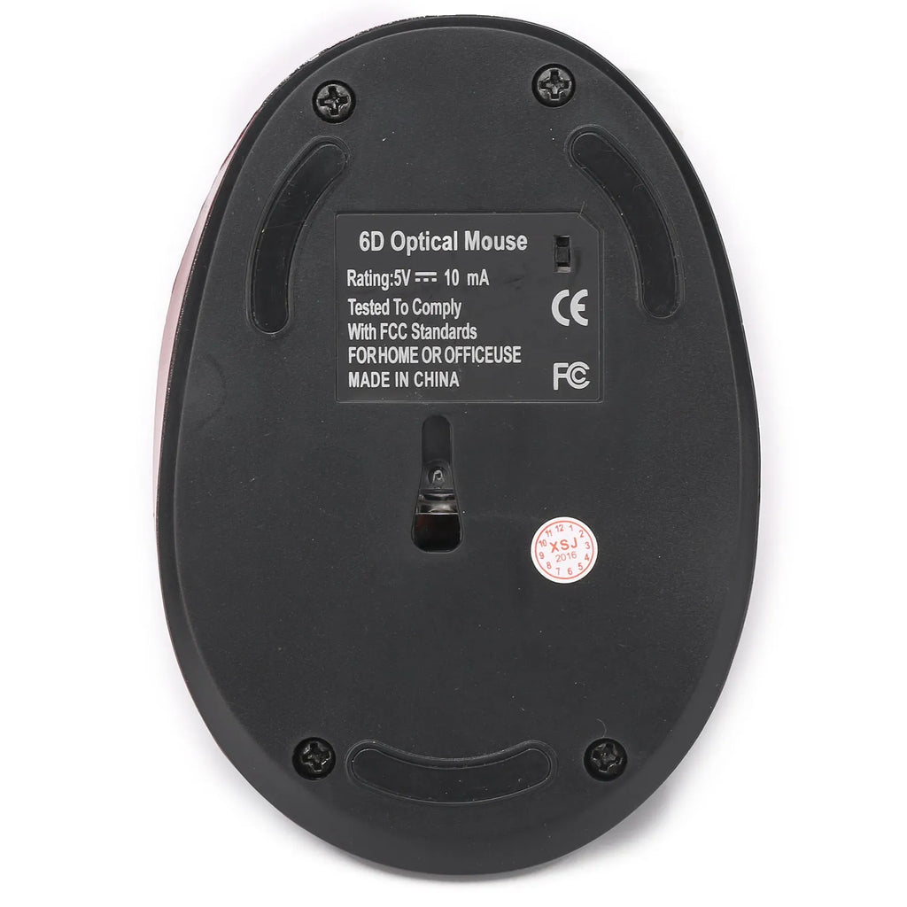 Vertical rechargeable wireless ergonomic mouse in black with optical sensor and USB receiver