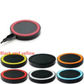 Square wireless charging pad for mobile phones in six colour options