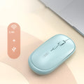 M900 rechargeable wireless mouse for laptop, ultra-thin design, black colour, side view