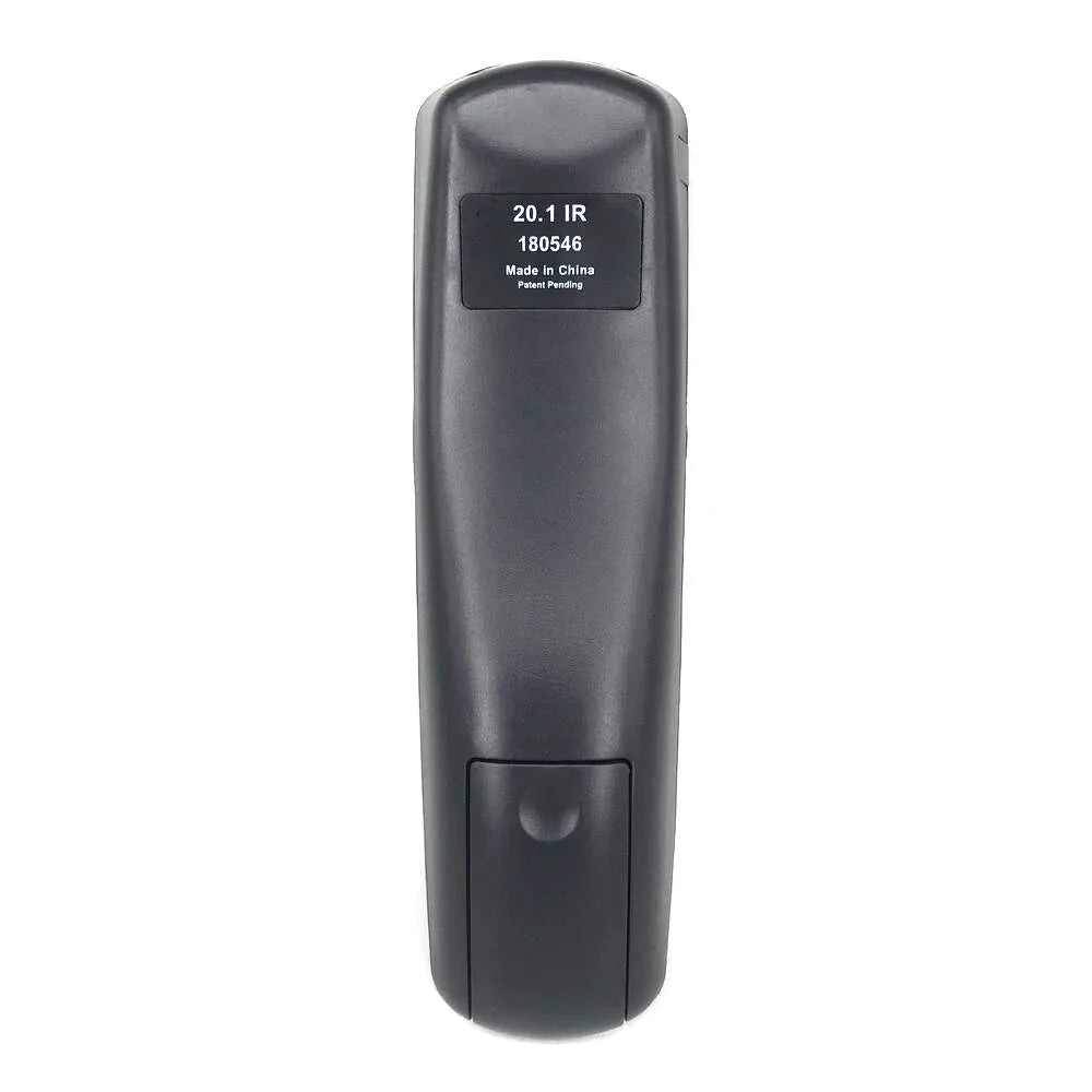 Black DISH Network remote control replacement flat design with code 20.1 compatibility