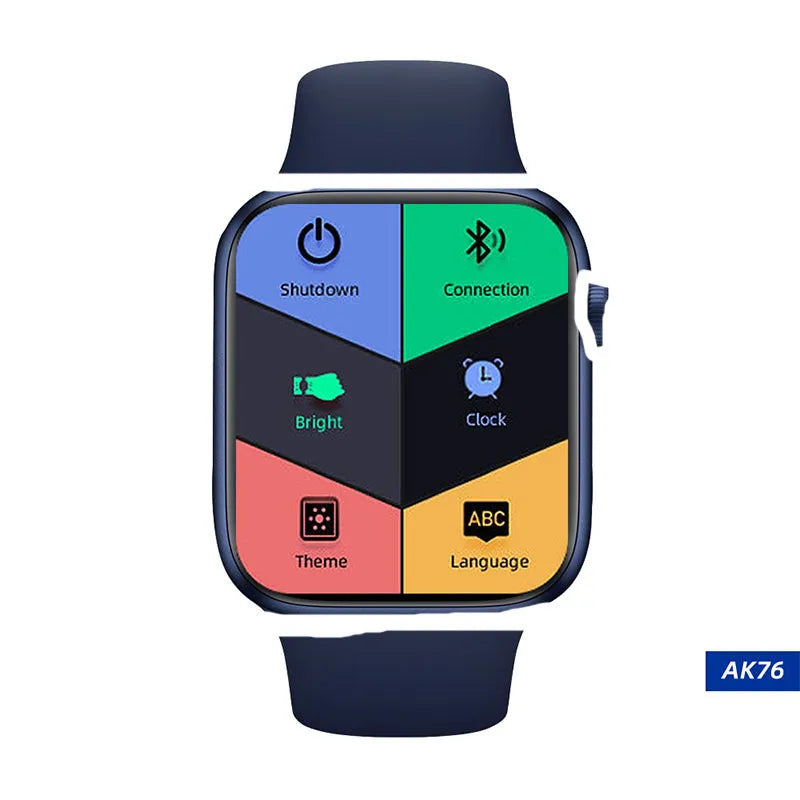 Bluetooth call smart bracelet with silicone strap and touch screen in red colour option