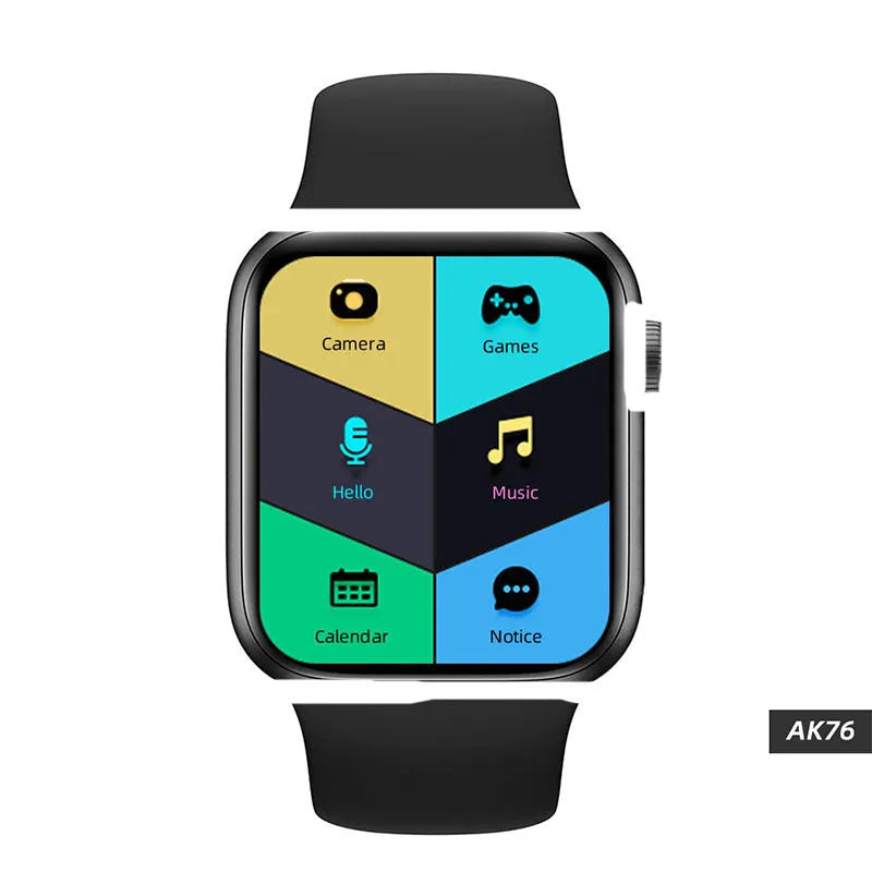Bluetooth call smart bracelet with silicone strap and touch screen in red colour option