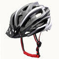 Outdoor riding bicycle helmet in EPS material black and blue colour one size fits most adults