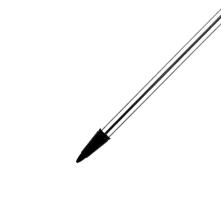 Resistive capacitive dual-purpose touch screen pen in silver, black or red measuring 12cm length