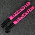 Boxing target stick pair, 57cm PU foam and hard plastic training sticks in orange, green or pink