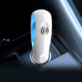 White PC negative ion air purifier with DC12V power for car and small room use