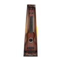Retro plastic ukulele simulation toy for children with colour box packaging