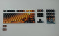 Saturn planet engraved mechanical keyboard keycaps with O-Ring design for Cherry MX switches