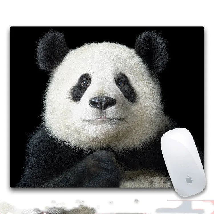 Custom A4 rubber and cloth mouse pad with printed design, non-slip base, 240x200mm.