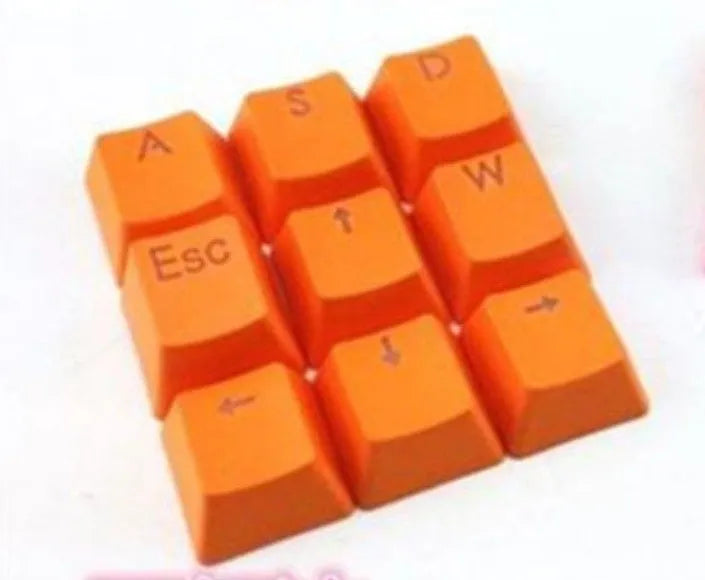 Redragon set of 12 metallic red PBT double-shot keycaps for mechanical keyboard function row