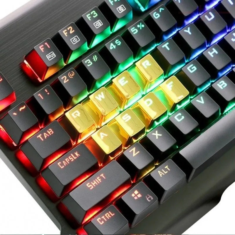 Redragon set of 12 metallic red PBT double-shot keycaps for mechanical keyboard function row