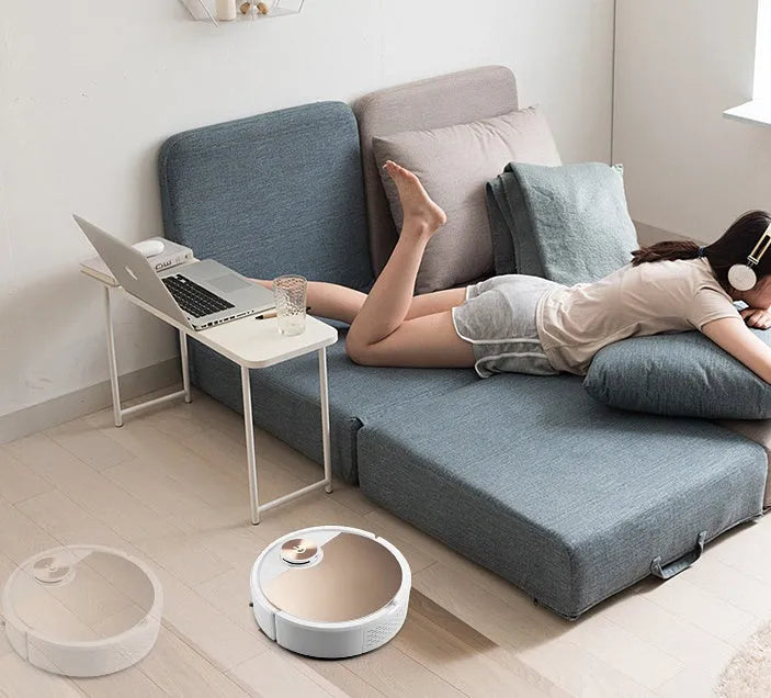 Golden remote control intelligent automatic sweeping robot vacuum cleaner with USB charger