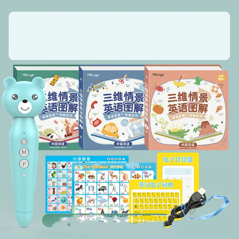 Little Oxford Chinese-English bilingual reading pen educational device for children