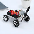 Wind Car DIY Electronic Kit science experiment toy with acrylic and metal components