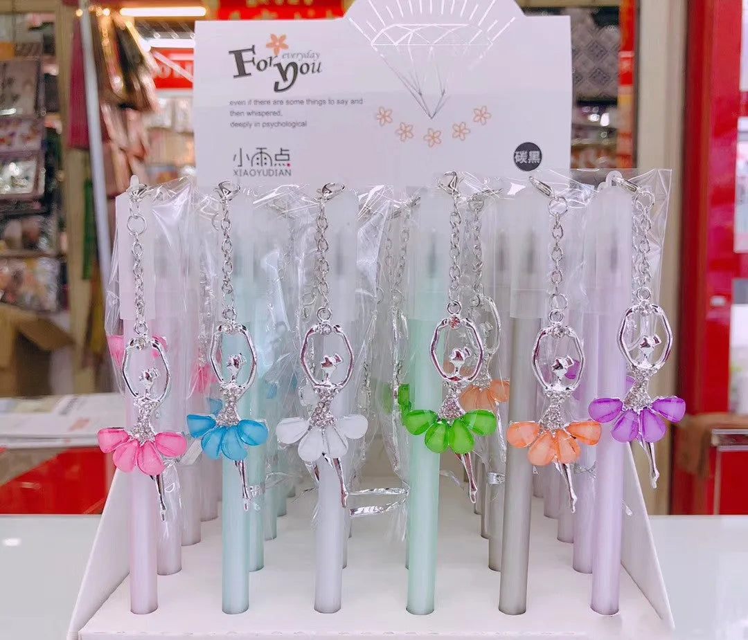 Little angel water pendant gel pen with 0.5mm tip and 15cm plastic body