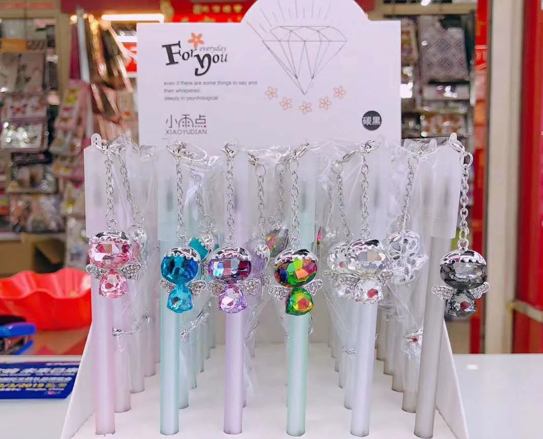 Little angel water pendant gel pen with 0.5mm tip and 15cm plastic body