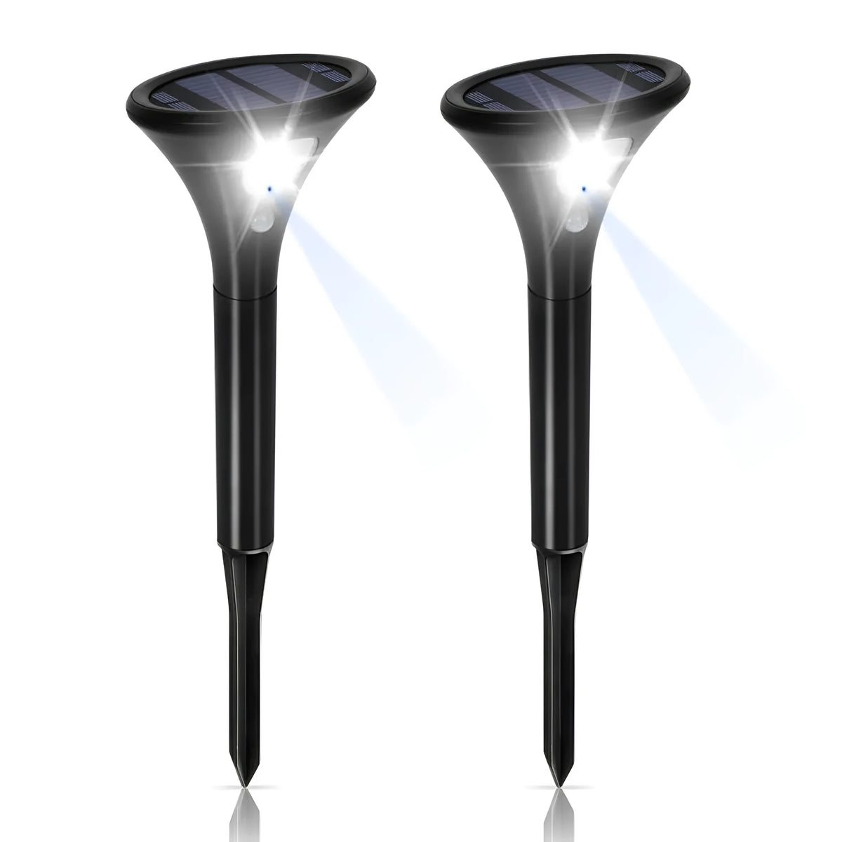 Solar induction ground plug light with IP65 rating, 0.5W LED5730, 3000K warm white and 5000K cool white options, for outdoor garden and pathway lighting