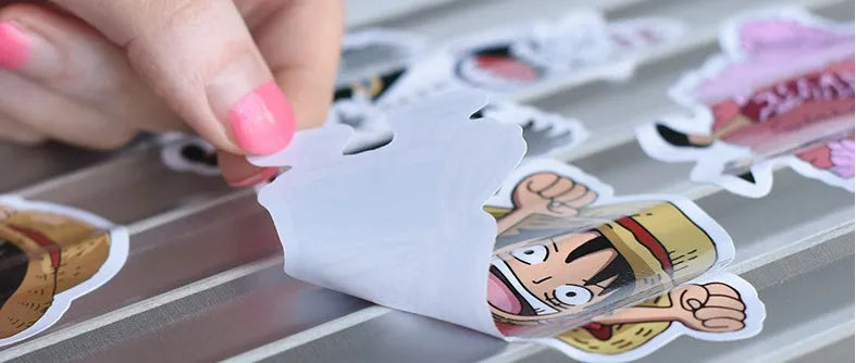 Mixed series of 100 colourful graffiti stickers for luggage and smooth surface decoration