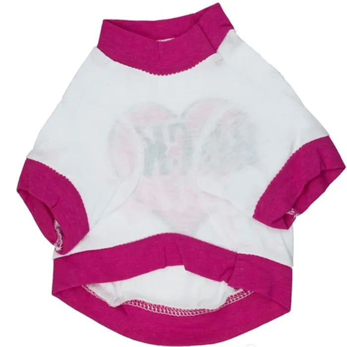 Cotton pet T-shirt for dogs and cats in sizes XS, S, M, L