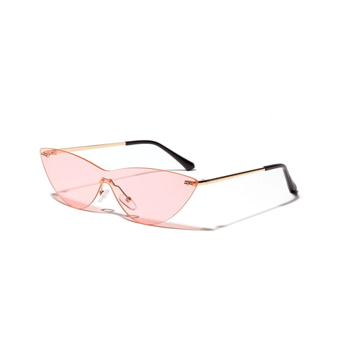 Brown vintage sunglasses with metal frame and UV400 protection lenses