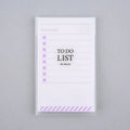 PP frosted notebook in green with tearable pages showing 13x8cm dimensions