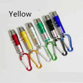 Aluminium alloy mini three-in-one UV currency detector flashlight keychain with LED light and laser, 480mAh battery, black colour