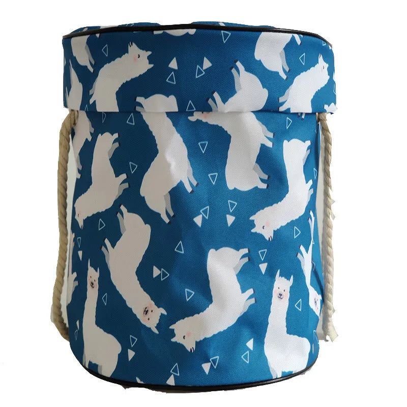 Children's toy storage bag in Oxford cloth simple modern design for bedroom toy organisation