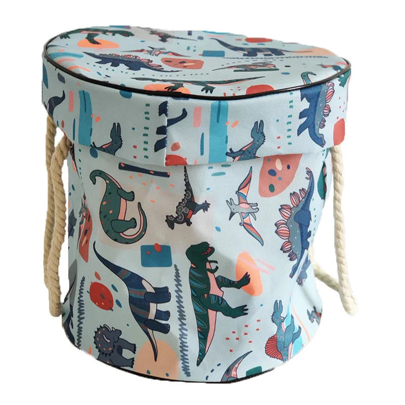 Children's toy storage bag in Oxford cloth simple modern design for bedroom toy organisation