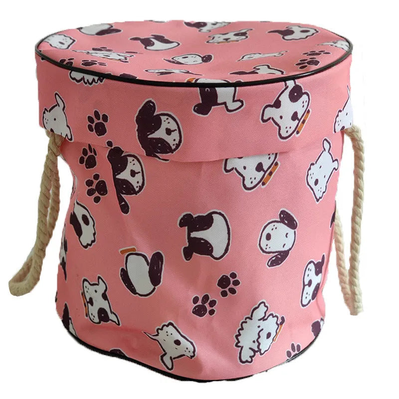 Children's toy storage bag in Oxford cloth simple modern design for bedroom toy organisation