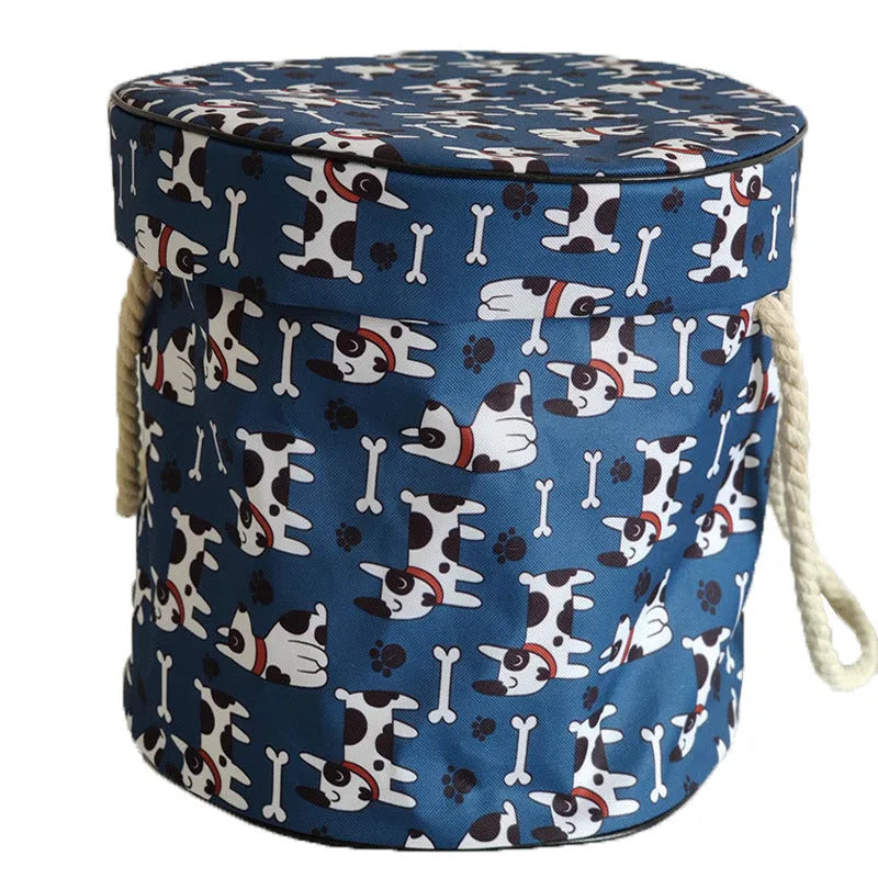 Children's toy storage bag in Oxford cloth simple modern design for bedroom toy organisation