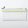 Large-capacity TPU pencil case in light colour, holding multiple pens, suitable for junior high school students