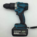 Cordless impact drill electric screwdriver with 21V lithium battery and 13mm chuck