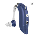 G25 sound collector hearing aid earphone accessories in blue and khaki colours