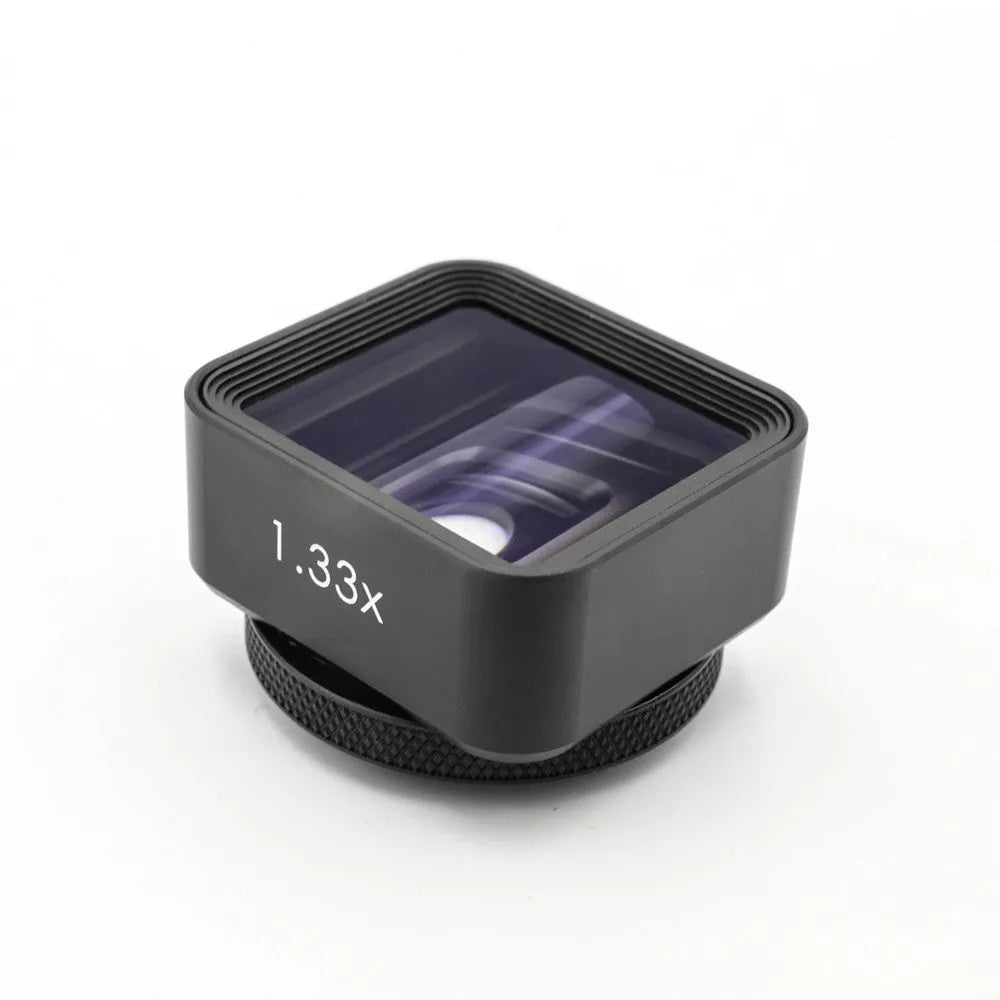 SANYK black anamorphic smartphone lens for cinematic 2.40:1 widescreen video recording