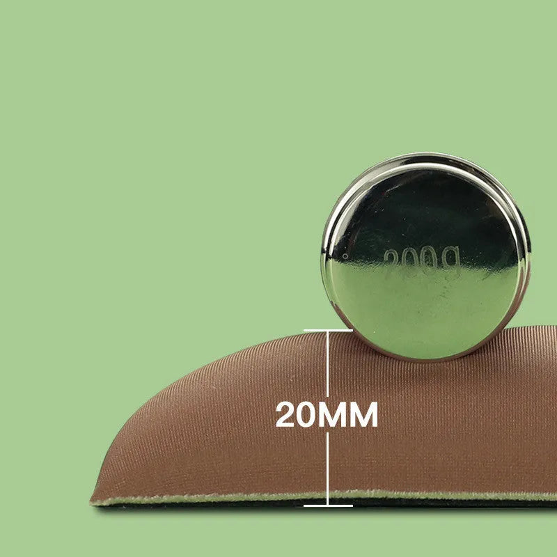 A kiwi-shaped mouse pad with a raised 20 mm thick wrist support section, shown in the colour as displayed.