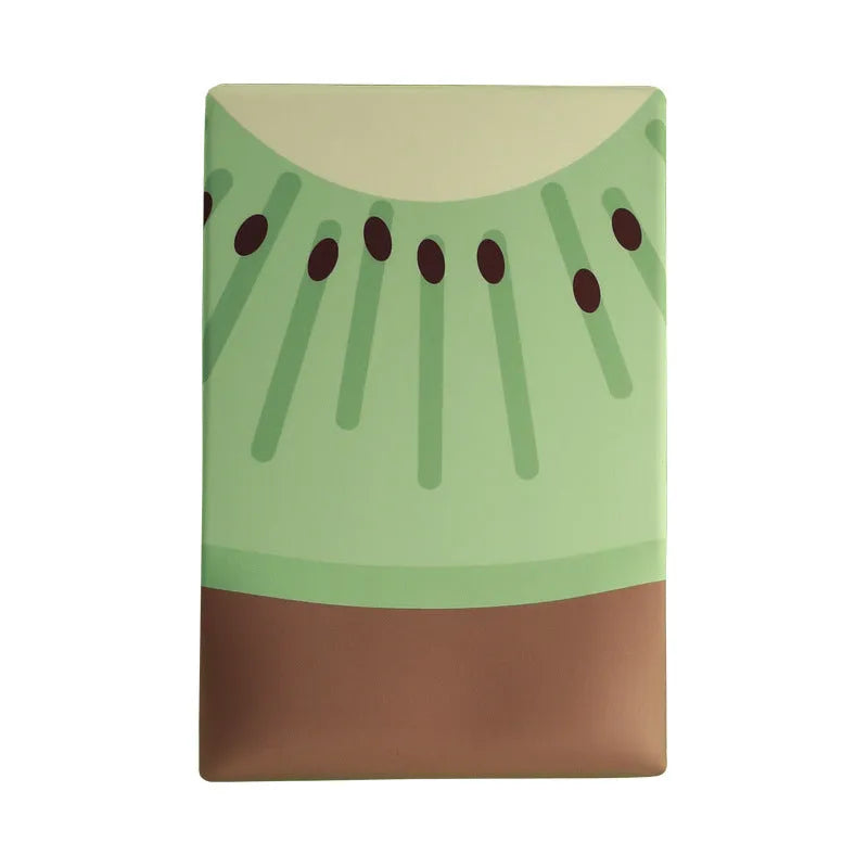 A kiwi-shaped mouse pad with a raised 20 mm thick wrist support section, shown in the colour as displayed.