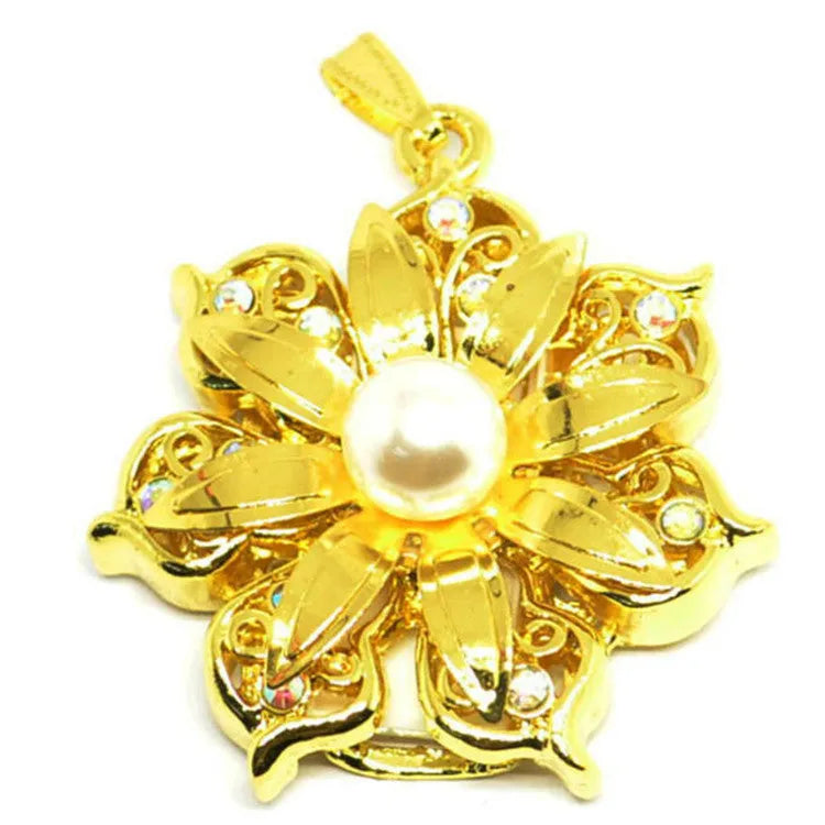 Diamond-studded metal rose flower USB drive with crystal design in blue, purple, and red colours