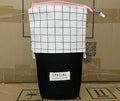 Korean-style round canvas pencil bag with cartoon pattern and zippered closure