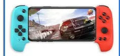 Cytec wireless Bluetooth telescopic game handle in black or red blue for iOS and Android phones.