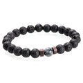 Natural moonstone beads Tibetan Buddha bracelet with lava stone diffuser agate round style unisex