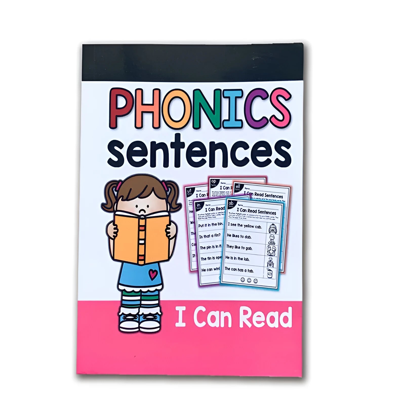 Children's English phonics reading worksheet for age 6 plus, A4 size