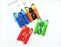 Adult counting skipping rope showing multi-colour options with plastic and sponge handle