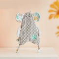 Baby Appease towel nursing teether with kawaii bunny ears, 40cm plush comfort doll in elephant design