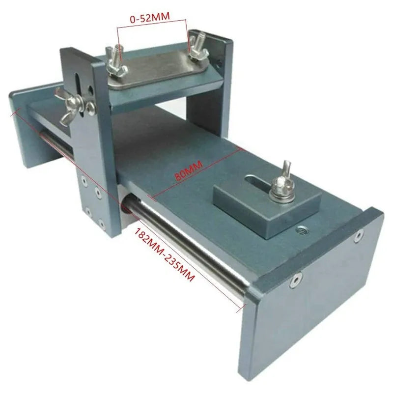 Fixed angle sharpening tool for woodworking chisels and planers with aluminium alloy construction