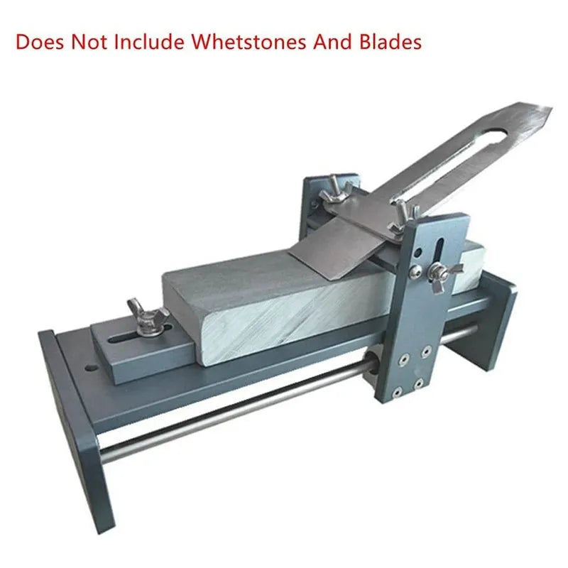 Fixed angle sharpening tool for woodworking chisels and planers with aluminium alloy construction